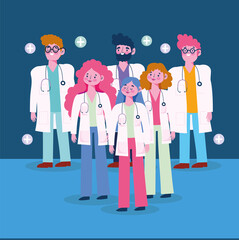 physicians professional cartoon