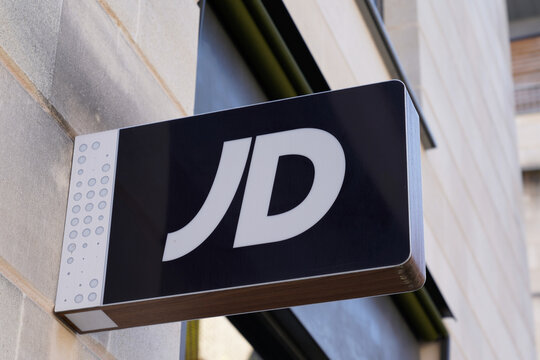 Jd Sports Brand Logo And Text Sign Shop JDSports Store Signage