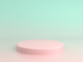 3d Podiums for showing product with colorful background