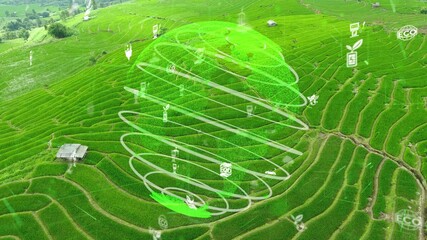 Future environmental conservation and sustainable ESG modernization development by using technology...