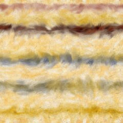 Seamless faux digital paint stroke striped pattern print. High quality illustration. Procedural painting with realistic brush strokes in bright trendy color. Abstract art for surface design and print.