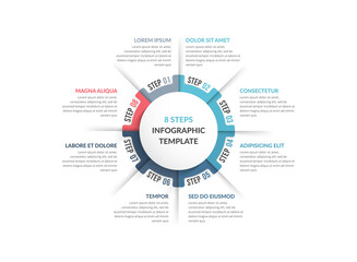 Circle Infographics - Eight Elements