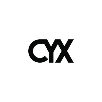 cyx letter original monogram logo design