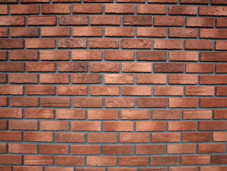 Background of red brick wall pattern texture in the loft-style
