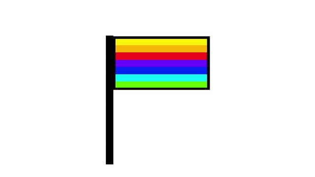 Flag LGBT pride community, Rainbow flag sexual identity