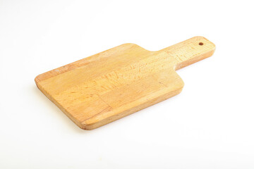 Wooden board for kitchen isolated