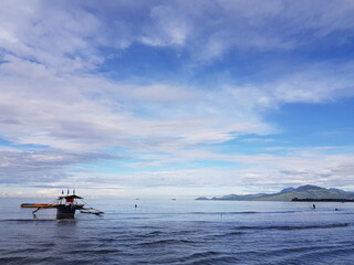 Obraz premium boat on the sea