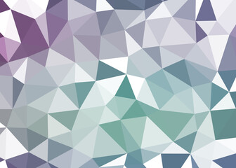 Abstract color Low-Polygones Generative Art background illustration