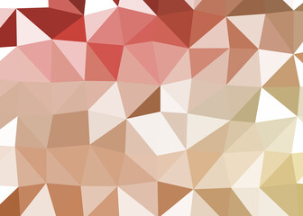 Abstract color Low-Polygones Generative Art background illustration