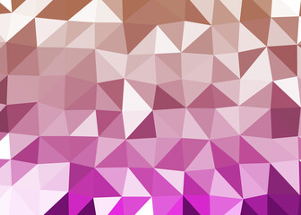 Abstract color Low-Polygones Generative Art background illustration