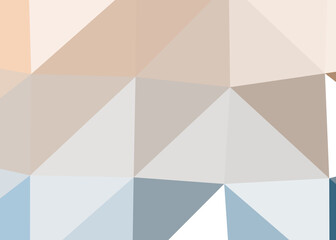 Obraz premium Abstract color Low-Polygones Generative Art background illustration