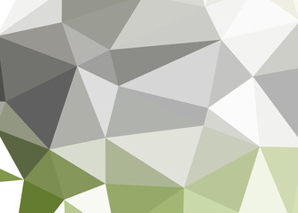 Abstract color Low-Polygones Generative Art background illustration