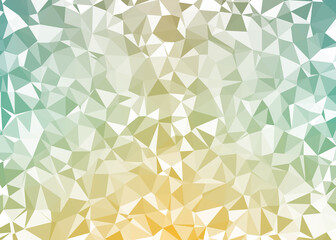 Abstract color Low-Polygones Generative Art background illustration