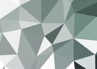 Abstract color Low-Polygones Generative Art background illustration