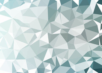 Abstract color Low-Polygones Generative Art background illustration