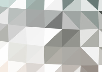 Abstract color Low-Polygones Generative Art background illustration
