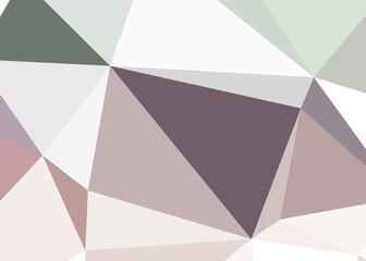 Abstract color Low-Polygones Generative Art background illustration