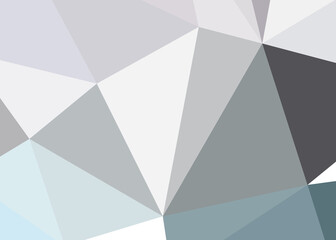 Abstract color Low-Polygones Generative Art background illustration