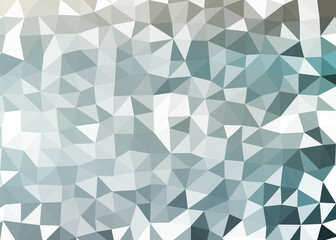 Abstract color Low-Polygones Generative Art background illustration