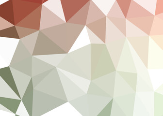 Abstract color Low-Polygones Generative Art background illustration