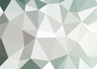 Abstract color Low-Polygones Generative Art background illustration