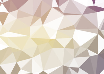 Abstract color Low-Polygones Generative Art background illustration