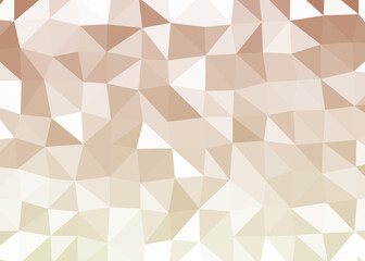 Abstract color Low-Polygones Generative Art background illustration