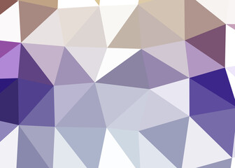 Abstract color Low-Polygones Generative Art background illustration