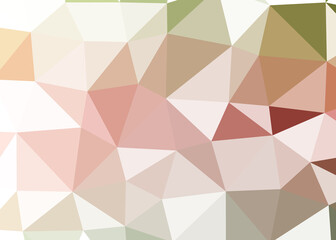 Obraz premium Abstract color Low-Polygones Generative Art background illustration