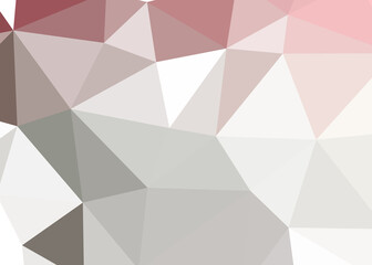 Abstract color Low-Polygones Generative Art background illustration