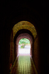 Ancient Tunnel at Wat Umong