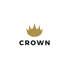 king crown logo vector icon illustration