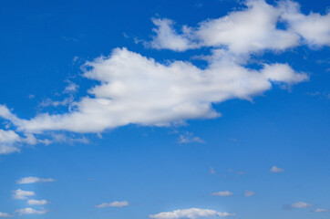 the texture or background of a cloud in a blue sky