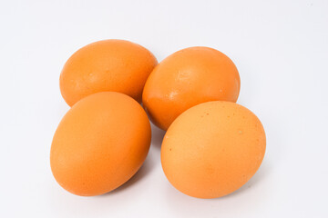 chicken egg isolated on white background