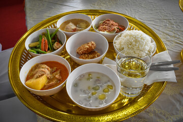 Assorted Thai food on the table