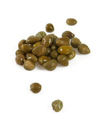 capers isolated on white background