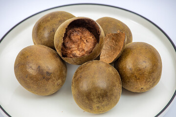 A plate of beautiful Luo Han fruit