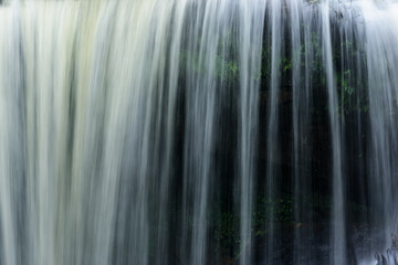 Closeup beautiful  waterfall for background