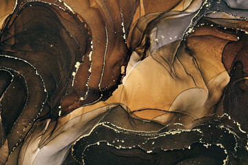 Natural  luxury abstract fluid art painting in alcohol ink technique. Tender and dreamy  wallpaper....