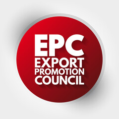 EPC - Export Promotion Council acronym, business concept background