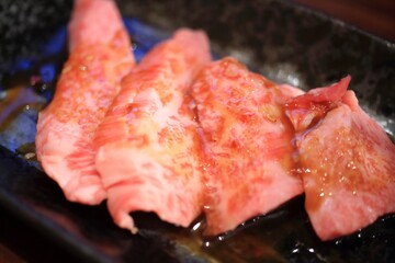 黒毛和牛（上カルビ）焼肉