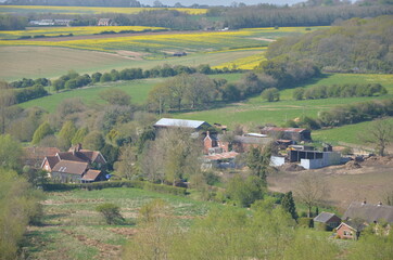 Landscape with a village