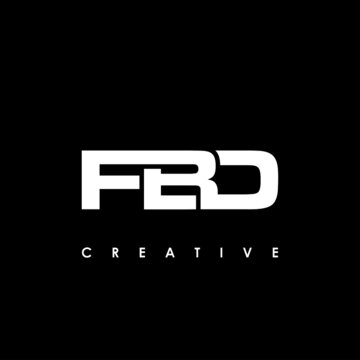 FBD Letter Initial Logo Design Template Vector Illustration