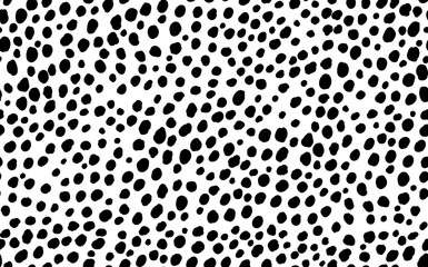 Abstract modern leopard seamless pattern. Animals trendy background. Black and white decorative vector stock illustration for print, card, postcard, fabric, textile. Modern ornament of stylized skin