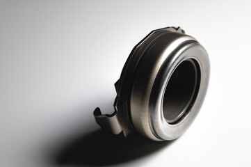 clutch release bearing new on gray background