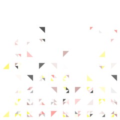 Minimal modern mosaic geometric colorful abstract background pattern art