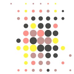 Minimal modern geometric colorful abstract background pattern art