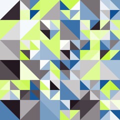 Fototapeta premium Minimal modern geometric colorful abstract background pattern art
