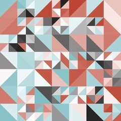 Minimal modern geometric colorful abstract background pattern art