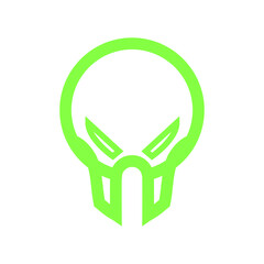 snake head logo design